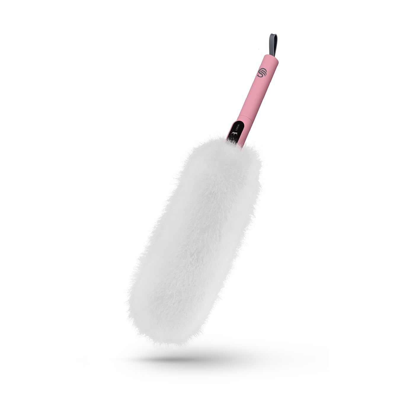 Swan - 2-in-1 Ultra-Fine Microfibre Duster with Super Soft Microfibres, Flat & Tubular Design, Pink