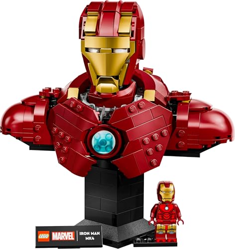 LEGO Marvel Iron Man MK4 Bust - Buildable Display Model for Adults 11