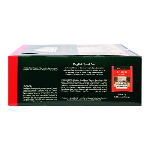 Ahmad Tea - English Breakfast Black Tea, 100 Individually Foil-Wrapped Teabags 4