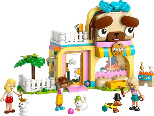 LEGO Friends Pet Accessories Shop Set - Animal Building Toy Playset with 2 Mini Dolls, 375 Pieces 16