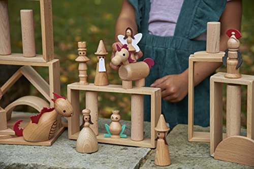 TickiT Wooden Enchanted Figures Set - 10 Fairy Tale Characters for Imaginative Play 10