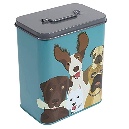 Burgon & Ball Creaturewares GCR/DOG Pet Food Storage Tin - 3.8L Capacity | Galvanized Steel 2