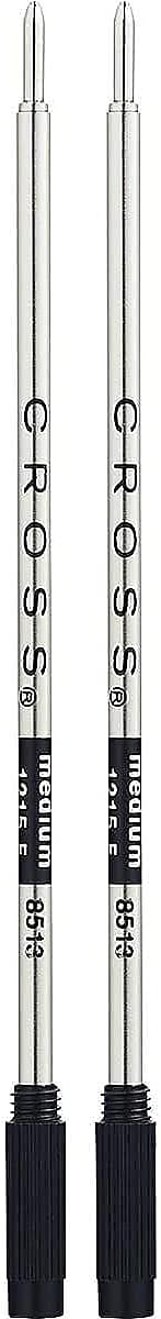 Cross Kugelschreiber-Mine – mittlere schwarze Tinte (8513-2), 2 pro Karte 3