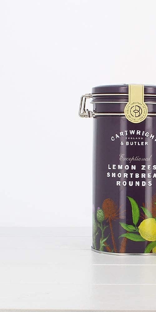 Cartwright & Butler - Lemon Zest Shortbread Rounds Clip-Lid Tin 3