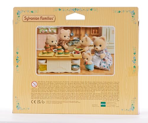 Sylvanian Families - Bear Family 4-Piece Collectible Figure Set 8