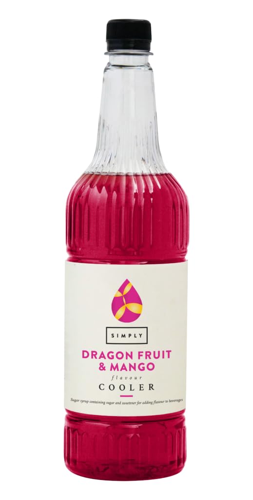 Simply Dragon Fruit and Mango Cooler - Tropical Syrup Concentrate | 1 Litre