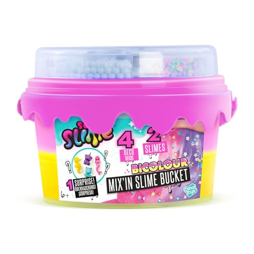 Mix'in Slime Bucket - 400g Sensory Slime with Surprise Character & Decorations 7