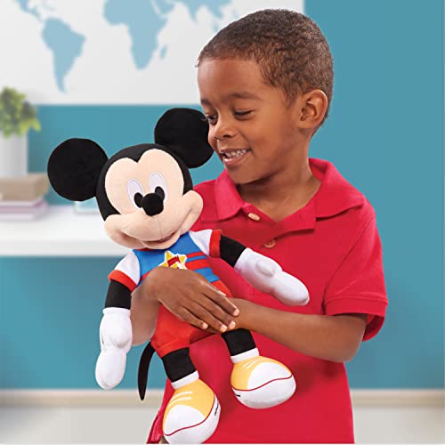 Mickey Mouse Singing Fun Plush - Interactive Light-Up Musical Toy for Kids 3+ 4