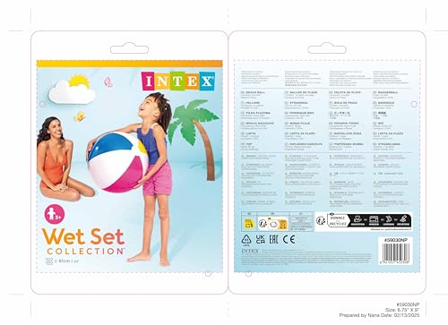 Intex 59030EP 24-Inch Glossy Beach Ball - Outdoor Play for Kids 3+ 8