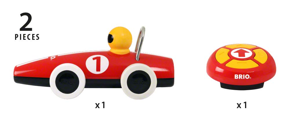 BRIO Remote Control Race Car for Toddlers Ages 24 Months Up