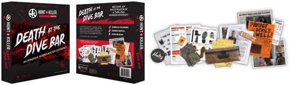 Hunt A Killer Death at The Dive Bar Immersive Murder Mystery Game