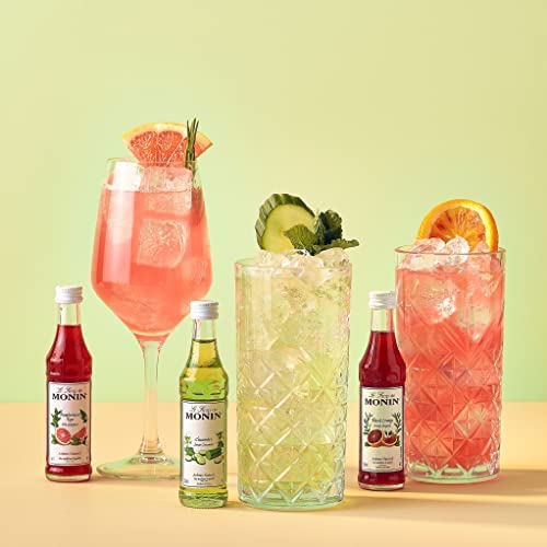 MONIN Cocktail Syrup Gift Set - Cucumber, Pink Grapefruit, Blood Orange (3 x 50ml) 4