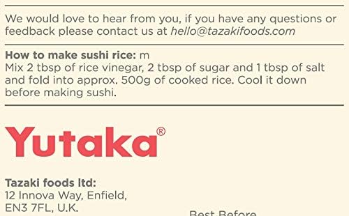 Yutaka Japanese Rice Vinegar - Gluten Free 1 Litre