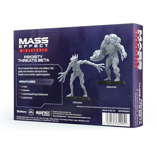 Modiphius Mass Effect Priority Threats Beta Resin Collectors Miniature Set - Upgrade 5