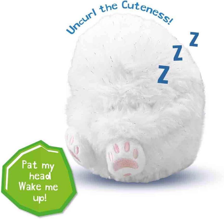 Curlimals Perry Polar Bear Arctic Glow Teddy Bear - Interactive Light-Up Plush Toy for Kids 5