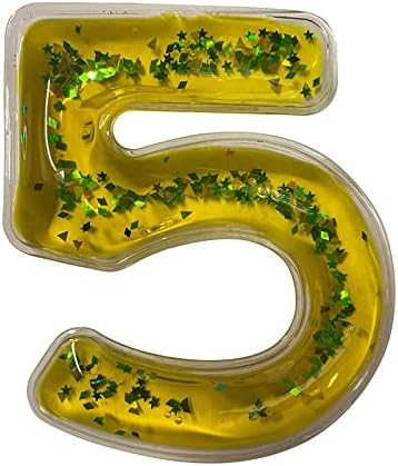 Playlearn Squidgy Sparkly Numbers 10 Pack Sensory Gel Shapes (0-9) 6