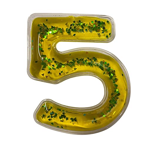 Playlearn Squidgy Sparkly Numbers 10 Pack Sensory Gel Shapes (0-9) 9