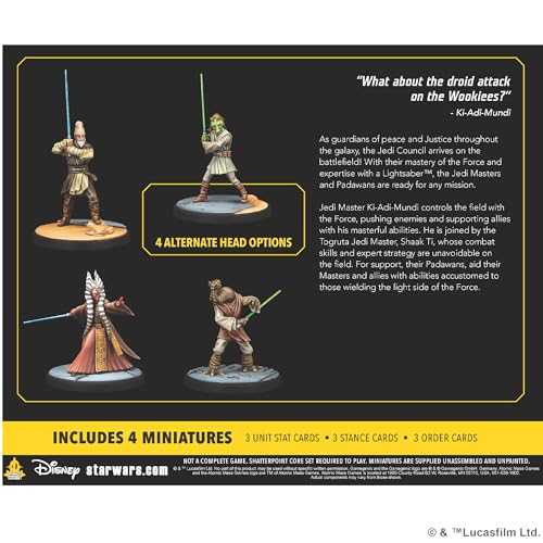 Atomic Mass Games Star Wars Shatterpoint: Wisdom of the Council Squad Pack 5