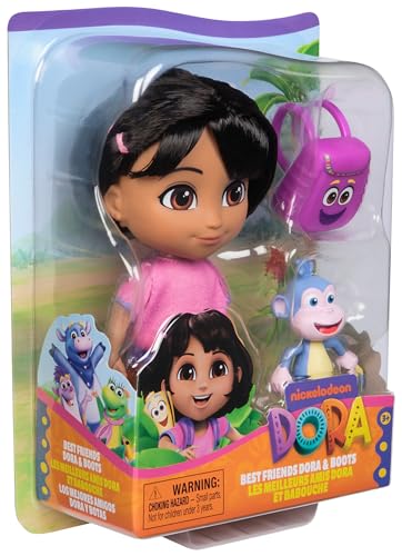 Dora the Explorer - Best Friends Dora & Boots 15.2-cm Doll Playset with Backpack & Figure 10