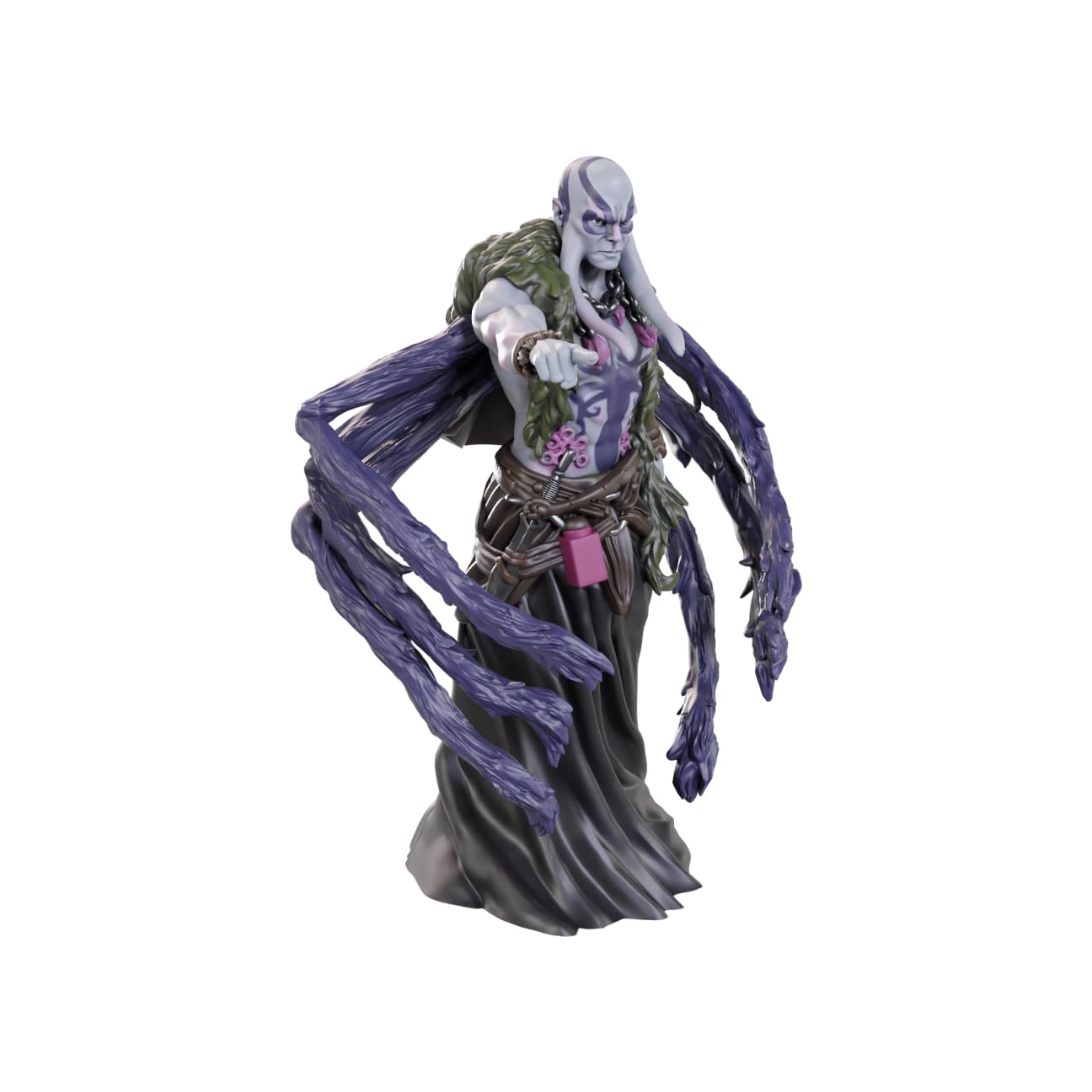 WizKids D&D Nolzur's Marvelous Miniatures - Kraken Priest (Wave 24) | Unpainted Plastic Figure
