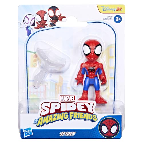 Spidey and His Amazing Friends Marvel Spidey Action Figure with Web Accessory - 3 Inch Poseable Toy for Ages 3+ 3