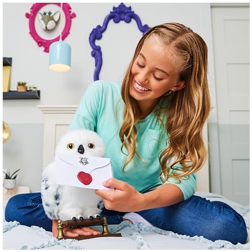 Enchanting Hedwig Interactive Harry Potter Owl - 9-inch Plush with Sounds & Movements 10