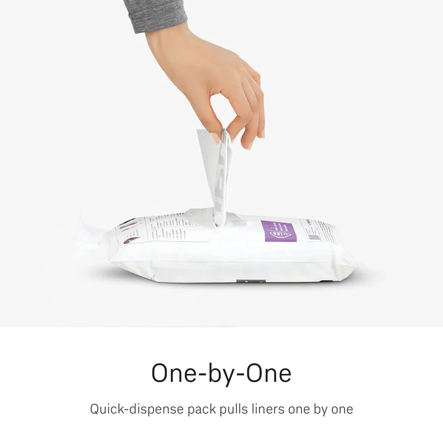 simplehuman Code R Bin Liners - Custom Fit, 10L Capacity, 100 Count | 50% PCR Plastic 5