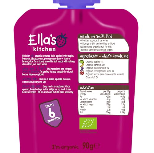 Ella's Kitchen - The Purple One Fruit Smoothie 5 x 90g 3