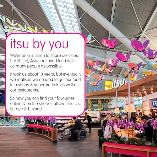 Itsu Chickn Noodles & Broth Pouch 82g - Pack of 6 | Gluten Free Vegan Instant Noodles 8