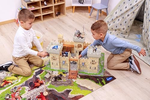 Papo MEDIEVAL-FANTASY Figurine 39362 Crested Blue Knight, Multicolour 8