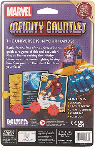Z-Man Games Marvel Infinity Gauntlet: A Love Letter Game 5