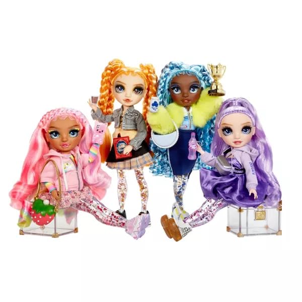 Rainbow High Sparkle and Shine Viola Purple 28 cm Fashion Doll with Liquid Sparkles in Legs 6