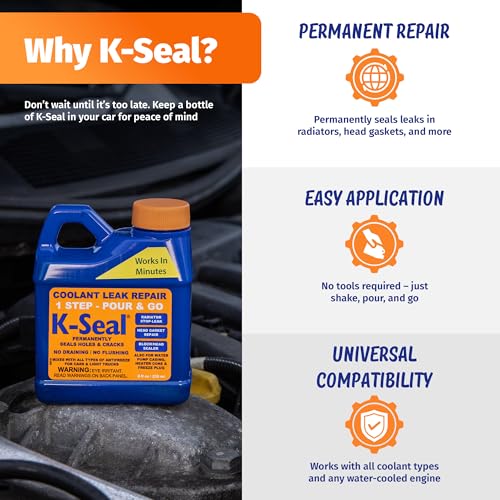 K-Seal Coolant Leak Repair - Fast & Permanent Engine Fix for Vehicle Maintenance (ST5501) 7