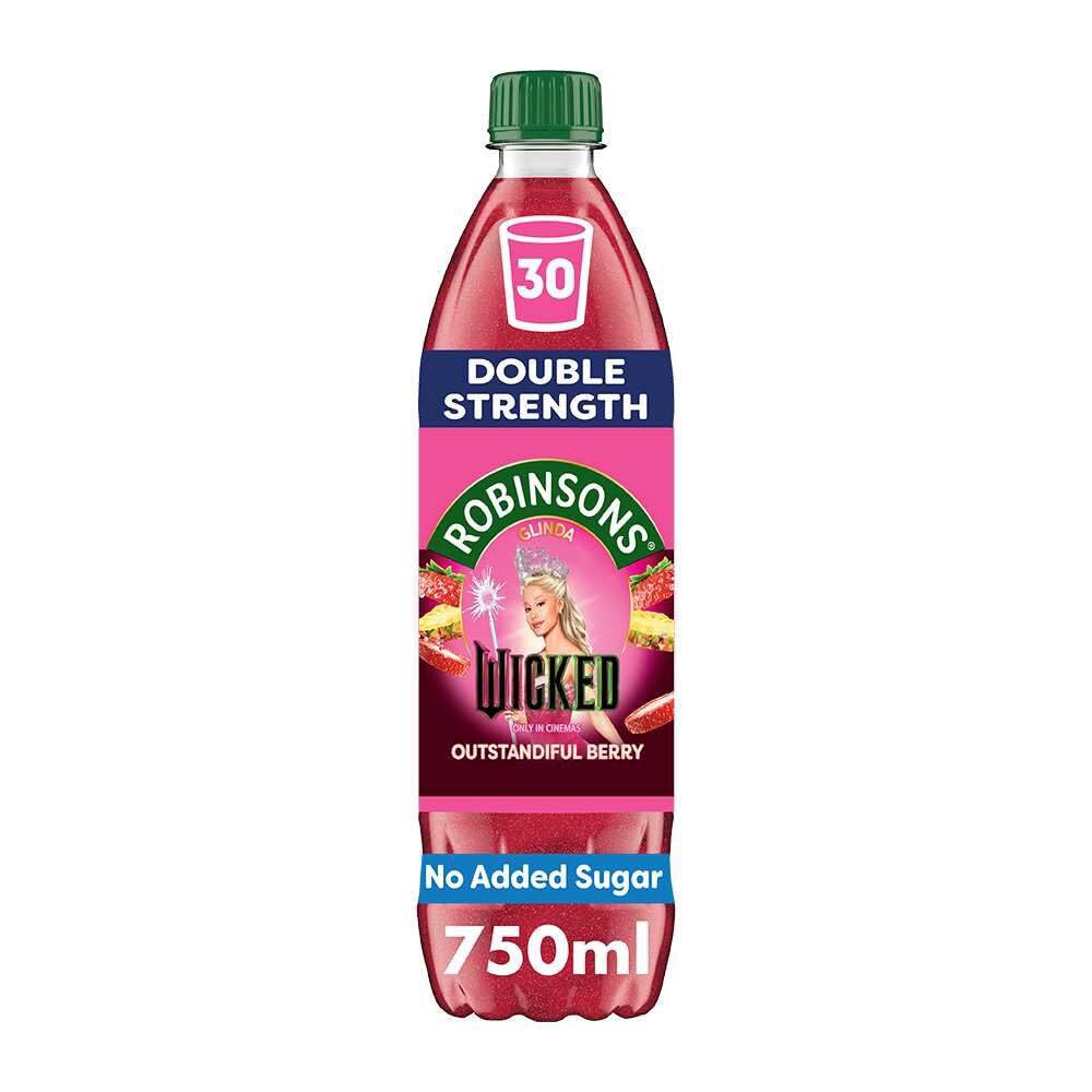 Robinsons Wicked Glinda Double Strength Outstandiful Berry No Added Sugar 750ml