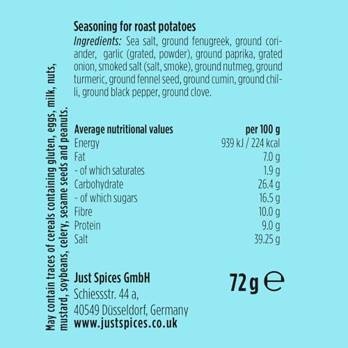 Just Spices Classic Roast Potato Seasoning, 72g – Spud-Tacular Flavour for Crispy Golden Roast Potatoes 7