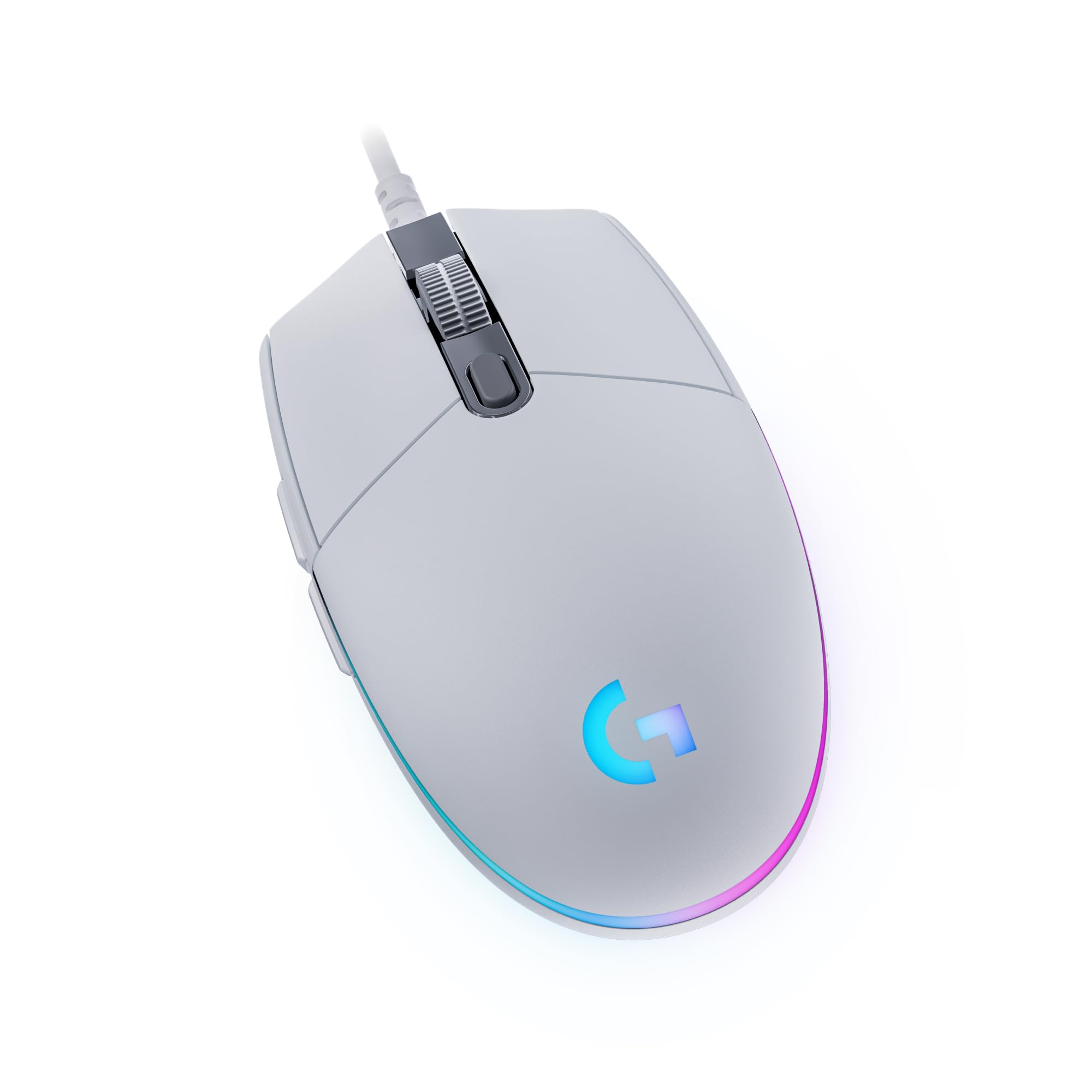 Logitech G203 LIGHTSYNC Gaming Mouse - 8K DPI, 6 Programmable Buttons, RGB Lighting, Lightweight Design - White 11