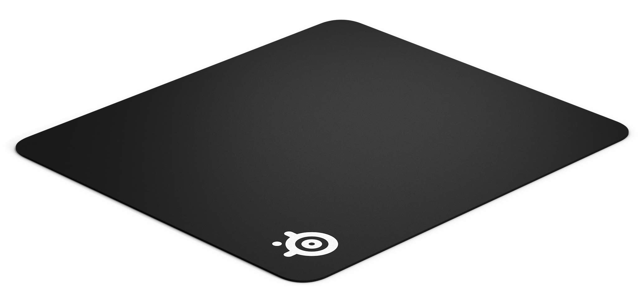 SteelSeries QcK+ Gaming Mouse Pad - Large 450mm x 400mm - Non-Slip Rubber Base - Black