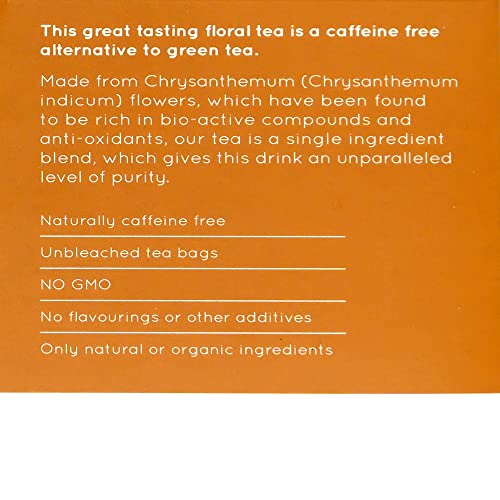 Natur Boutique Chrysanthemum Tea - 20 Unbleached Sachets | Caffeine Free Herbal Tea 3