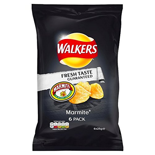 Marmite Crisps Multipack - Savoury Snack | 6 x 25g Bags