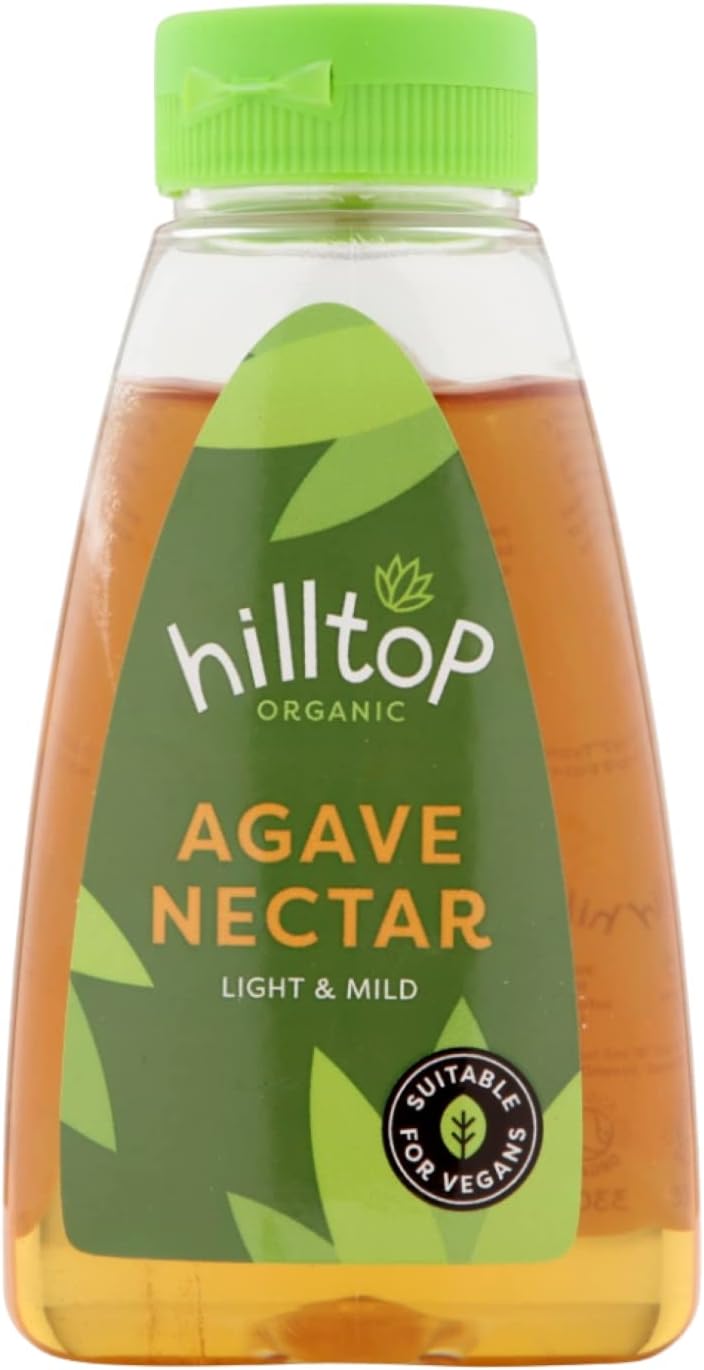 Hilltop Honey - Organic Agave Nectar Squeezy Bottle 330g