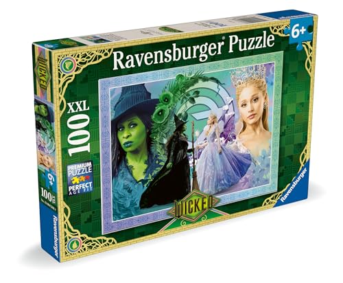 Ravensburger Wicked 2 XXL 100-Piece Jigsaw Puzzle - Large Format Movie Puzzle for Kids Age 6+ 3