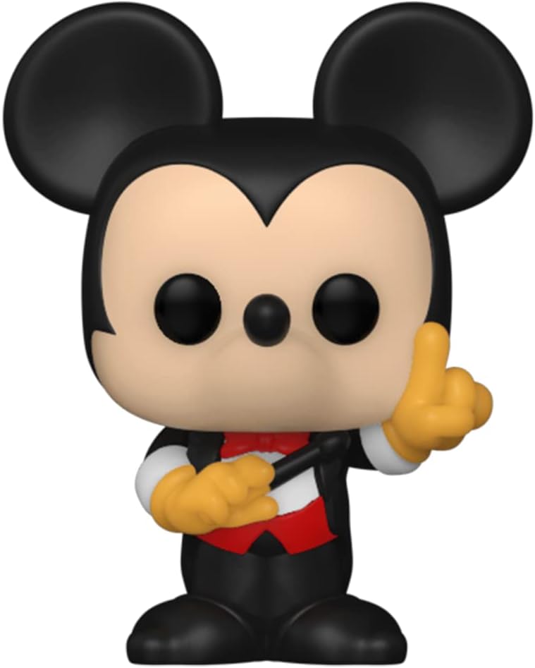 Funko Bitty POP! Disney - Mickey Mouse, Minnie Mouse (Pink Dress), Pluto & Mystery Figure Vinyl Set 4