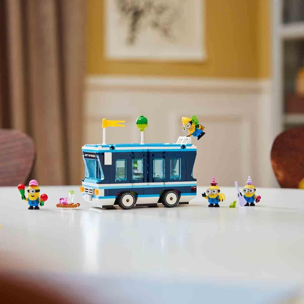 LEGO Despicable Me Minions’ Music Party Bus - Buildable Vehicle Playset for Ages 7+