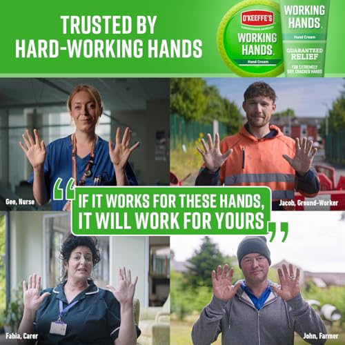 O'Keeffe's Working Hands Hand Cream (193g x 2 Pack) - Non-Greasy Moisturizer for Dry, Cracked Skin 4
