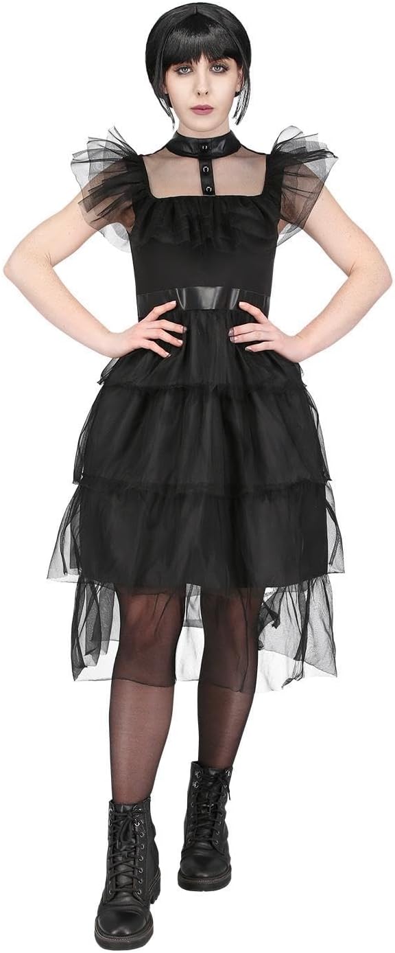 Smiffys Gothic Prom Costume Dress - Medium