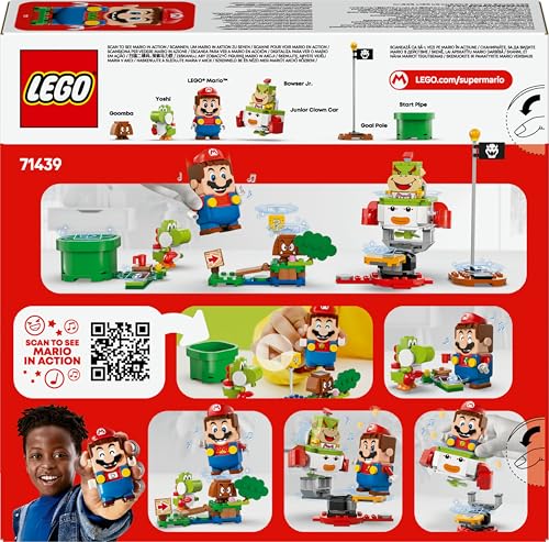 LEGO Super Mario Adventures with Interactive Mario - Bowser Jr.'s Clown Car Playset for Kids 6+ 11