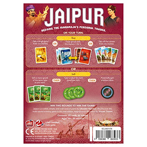 Space Cowboys Jaipur 2nd Edition Board Game 9