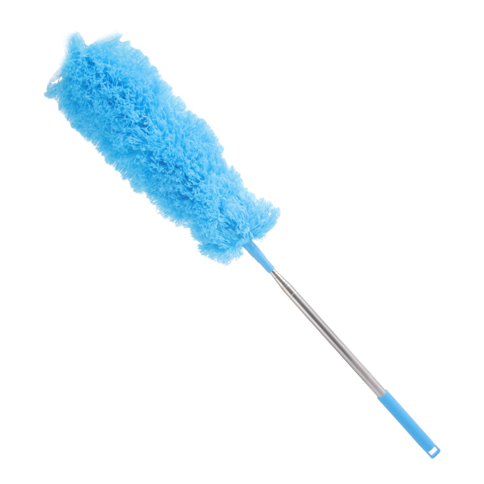 ASelected Extendable Microfiber Duster with 108" Telescoping Pole for High Ceilings, Fans & Blinds