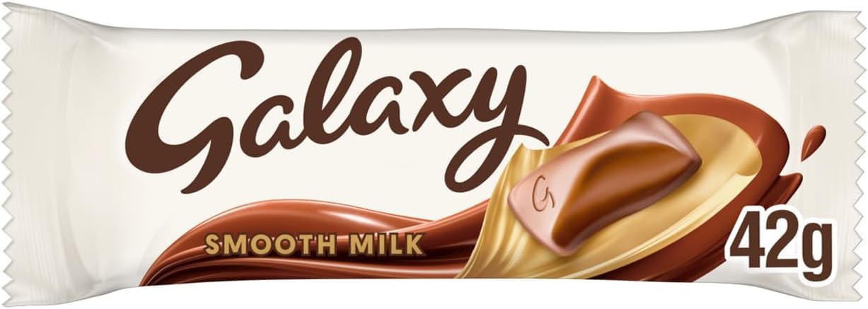 Galaxy Smooth Milk Chocolate Bar, 24 x 42 g