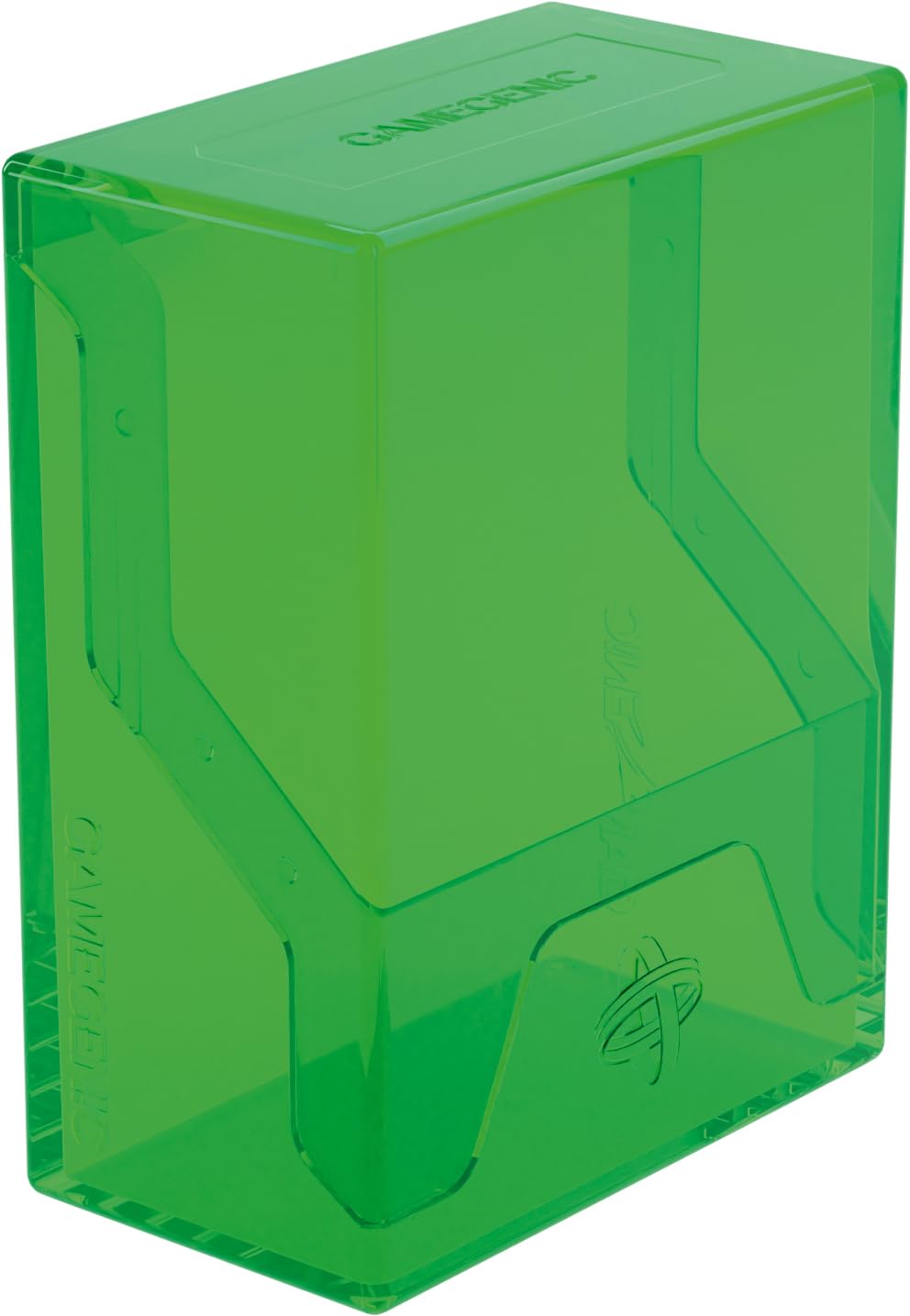 Gamegenic Bastion 50+ XL Deck Box - Green | Plastic | Secure Closure | Portable
